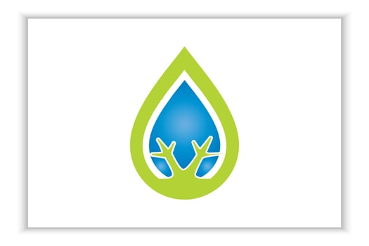 water drop icon for app or website vector