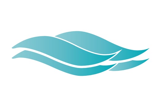 water wave icon. water drop sign. vector illustration elements