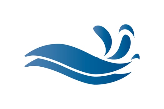 water wave icon. water drop sign. vector illustration elements