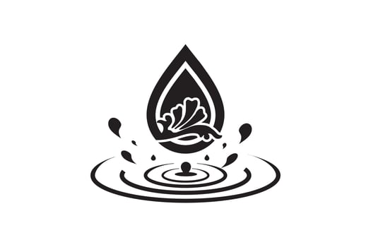 natural water icon. water drop sign. vector illustration elements