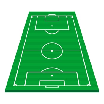 Illustration of football stadium and field vector
