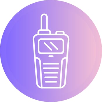 Walkie Talkie Vector Icon