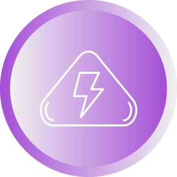 Electrical Hazard Vector Icon