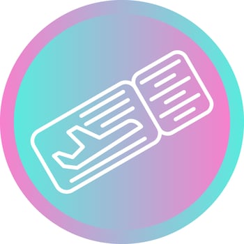 Plane Tickets Vector Icon