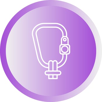 Carabiner Vector Icon
