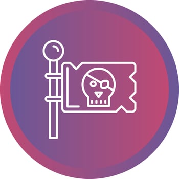 Pirate Flag Vector Icon