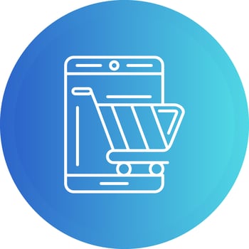 Online Shopping Vector Icon