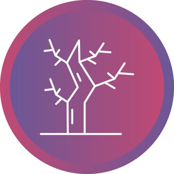 Dry Tree Vector Icon