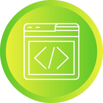Web Programing Vector Icon