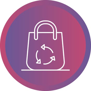 Eco Bag Vector Icon
