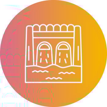 Dam Vector Icon