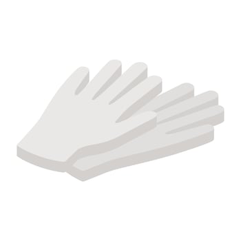 Modern design icon of gloves vector