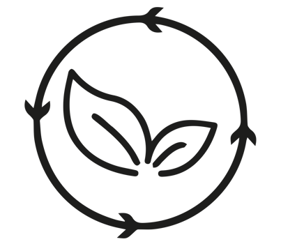 illustration of recycled leaves icon PNG on Transparent Background