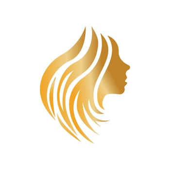 Style hair woman icon logo vector