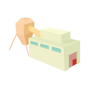 Plant storage for liquid icon, cartoon style vector