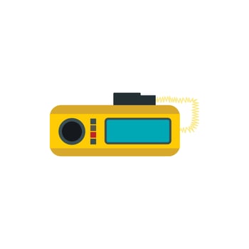 Taxi radio icon in flat style vector