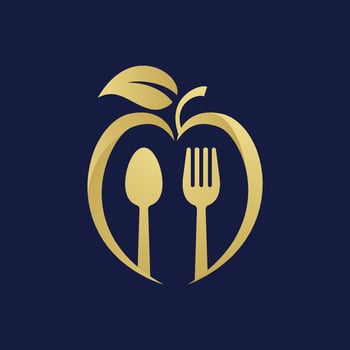 Luxury Fruit Food Logo Design Template vector