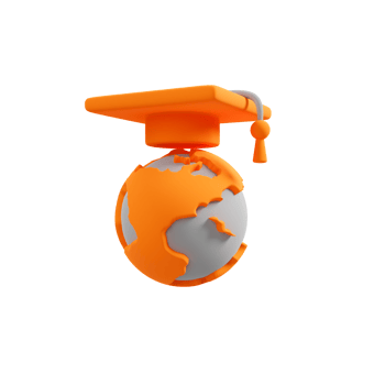 online education and E-Learning 3D icon png