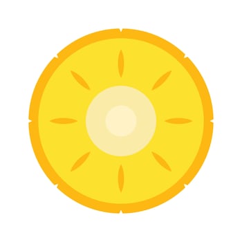 Pineapple vector. Pineapple logo. symbol. Pineapple on white background. vector