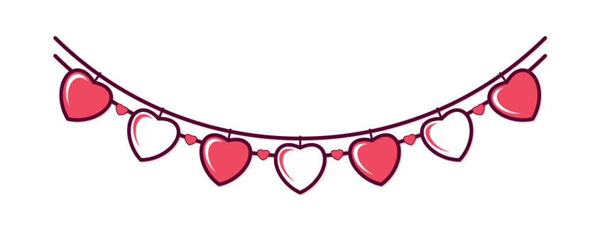 flag love valentine for decoration png