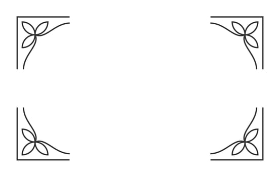 vintage ornament for border frame vector