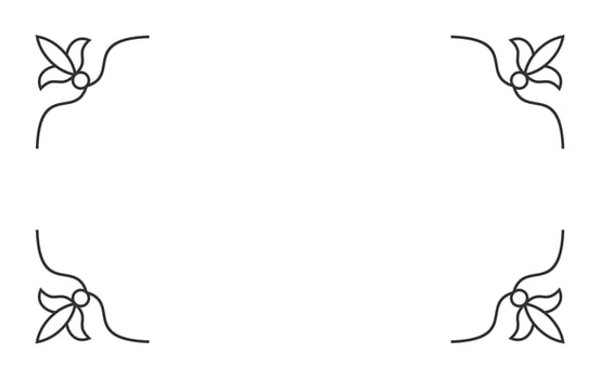 vintage ornament for border frame vector