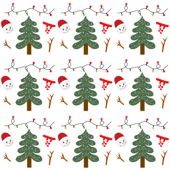 Christmas seamless pattern png