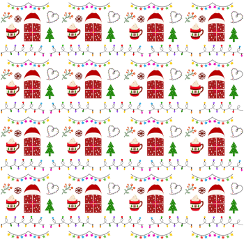 Christmas seamless pattern png