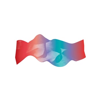 Wave line vector color background