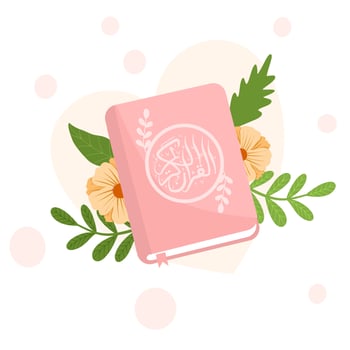 Illustration of the Holy Quran vector