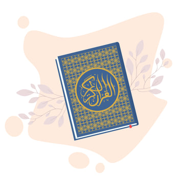 Illustration of the Holy Quran vector