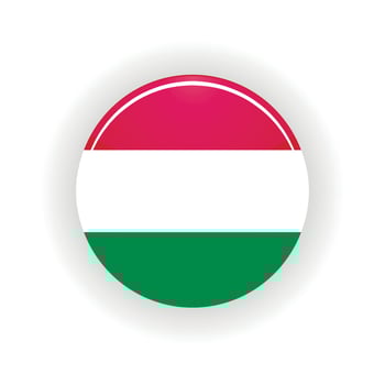 Hungary icon circle vector