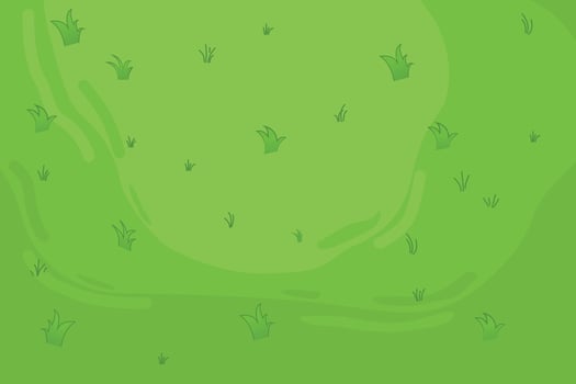 background of green grass field cartoon drawing vector