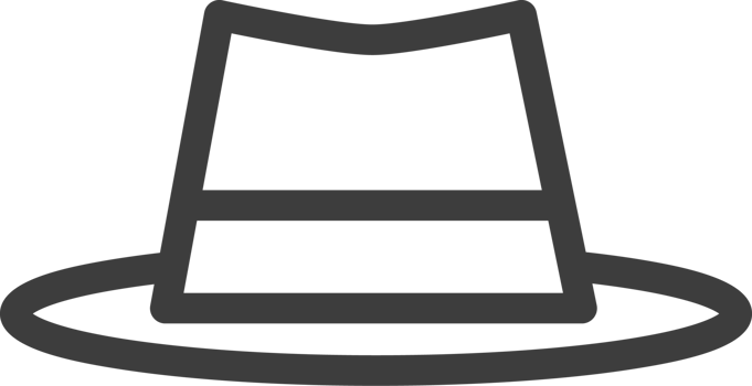 Hat thin line icon, Travel icon set. png