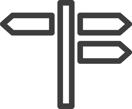 Road signs thin line icon, Travel icon set. png