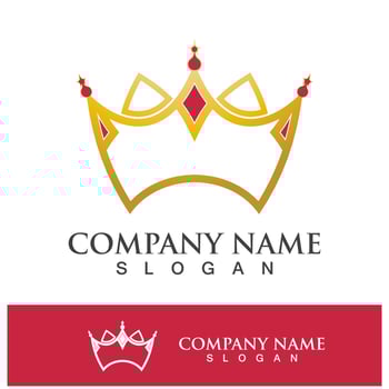Crown logo icon vector design