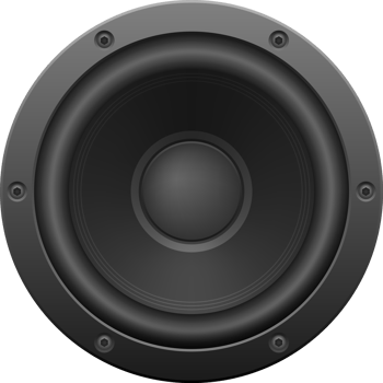 Audio speaker, sound driver png