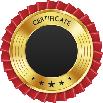 Certificate luxury golden medal png