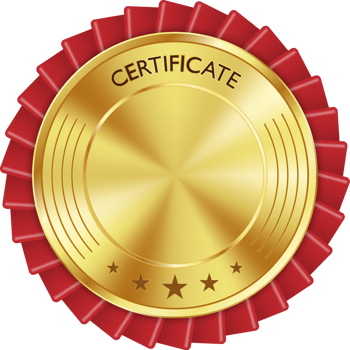Certificate luxury golden medal png