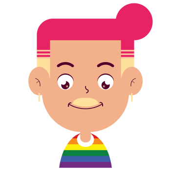 lgbt doubt face cartoon cute png