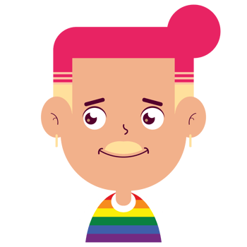 lgbt doubt face cartoon cute png