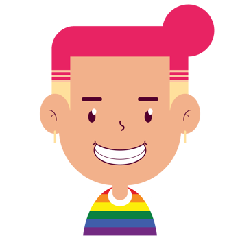 lgbt happy face cartoon cute png