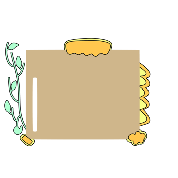 Aesthetic Sticky Note Paper Board Column png