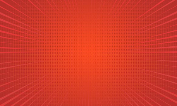 Red retro comic vector background