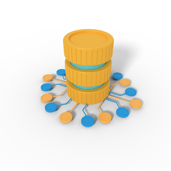3d illustration of server network png