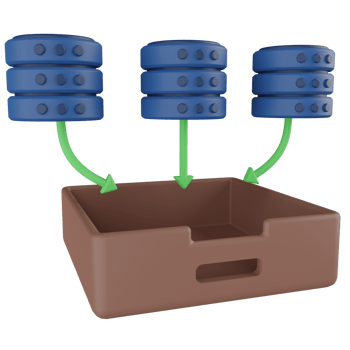 Data Gathering 3D Render Icon png