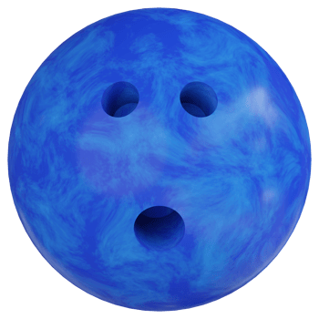 Bowling Ball 3D Render Icon png