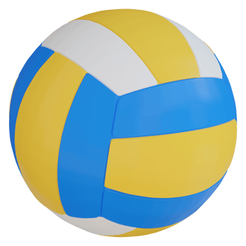 Volleyball 3D Render Icon png