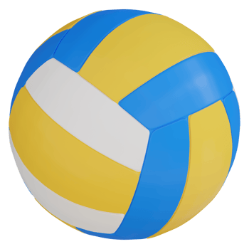 Volleyball 3D Render Icon png