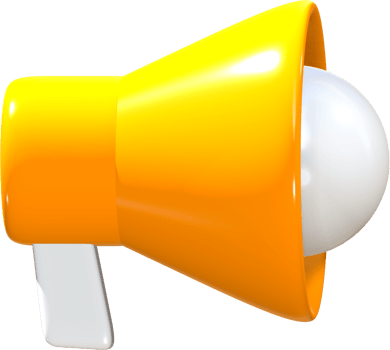 Megaphone 3D icon. png
